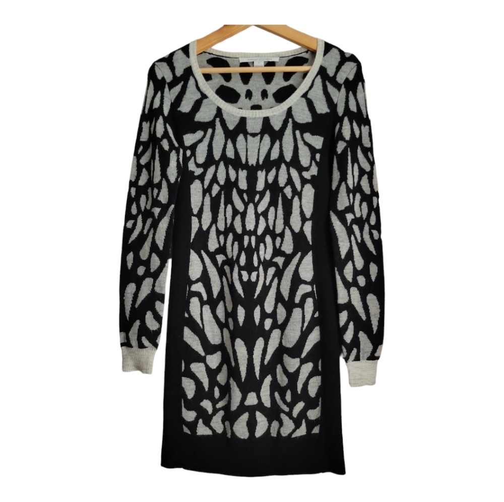 Diane Von Furstenberg Wool Sweater Dress Size Small